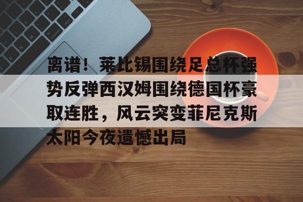 离谱！莱比锡围绕足总杯强势反弹西汉姆围绕德国杯豪取连胜，风云突变菲尼克斯太阳今夜遗憾出局的简单介绍